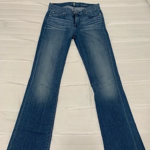 7 For All Mankind bootcut jeans, size 26